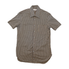 Underground Geometric Print Short Sleeve Button-Up Shirt (SMARTSIZER)