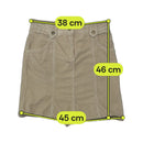 Marella Sport Beige Embroidered Pocket Mini Skirt