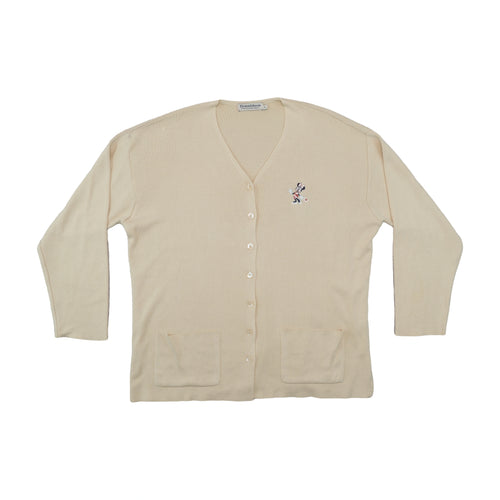 Donaldson Minnie Mouse Pluto Embroidered Cardigan