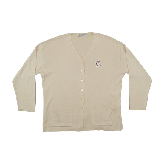 Donaldson Minnie Mouse Pluto Embroidered Cardigan