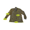Ventidue Shimmer Sheer Crinkled Button Front Shirt
