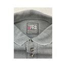 Think Pink Heather Gray Short Sleeve Polo Shirt