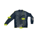 Puma Rib Knit Full Zip Logo Sweater