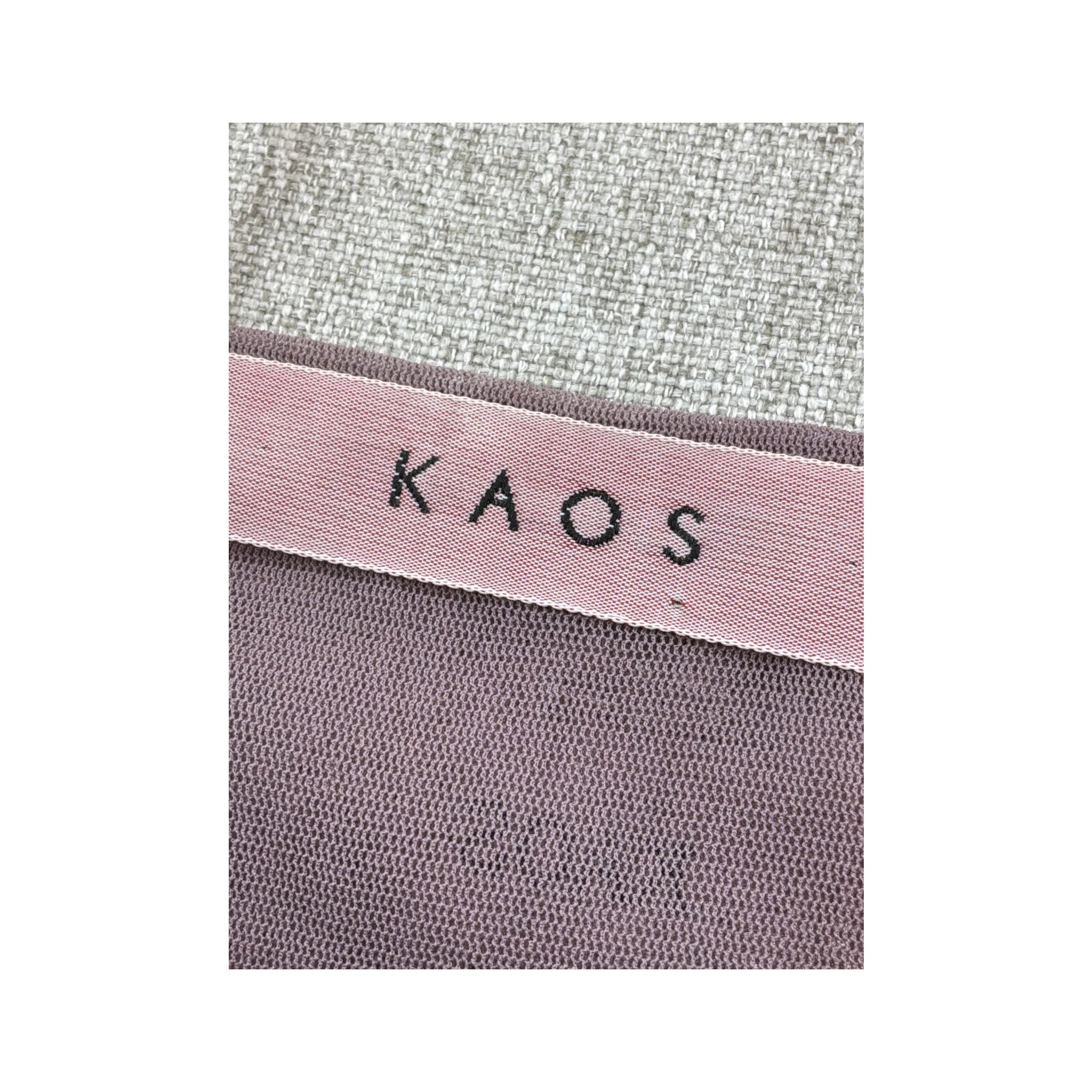KAOS Ruched Cotton Spaghetti Strap Blouse (repriced)
