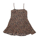 Onyx Floral Strappy Mini Dress