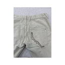 Marithé + François Girbaud Beige Embroidered Flap Pocket Five-Pocket Jeans
