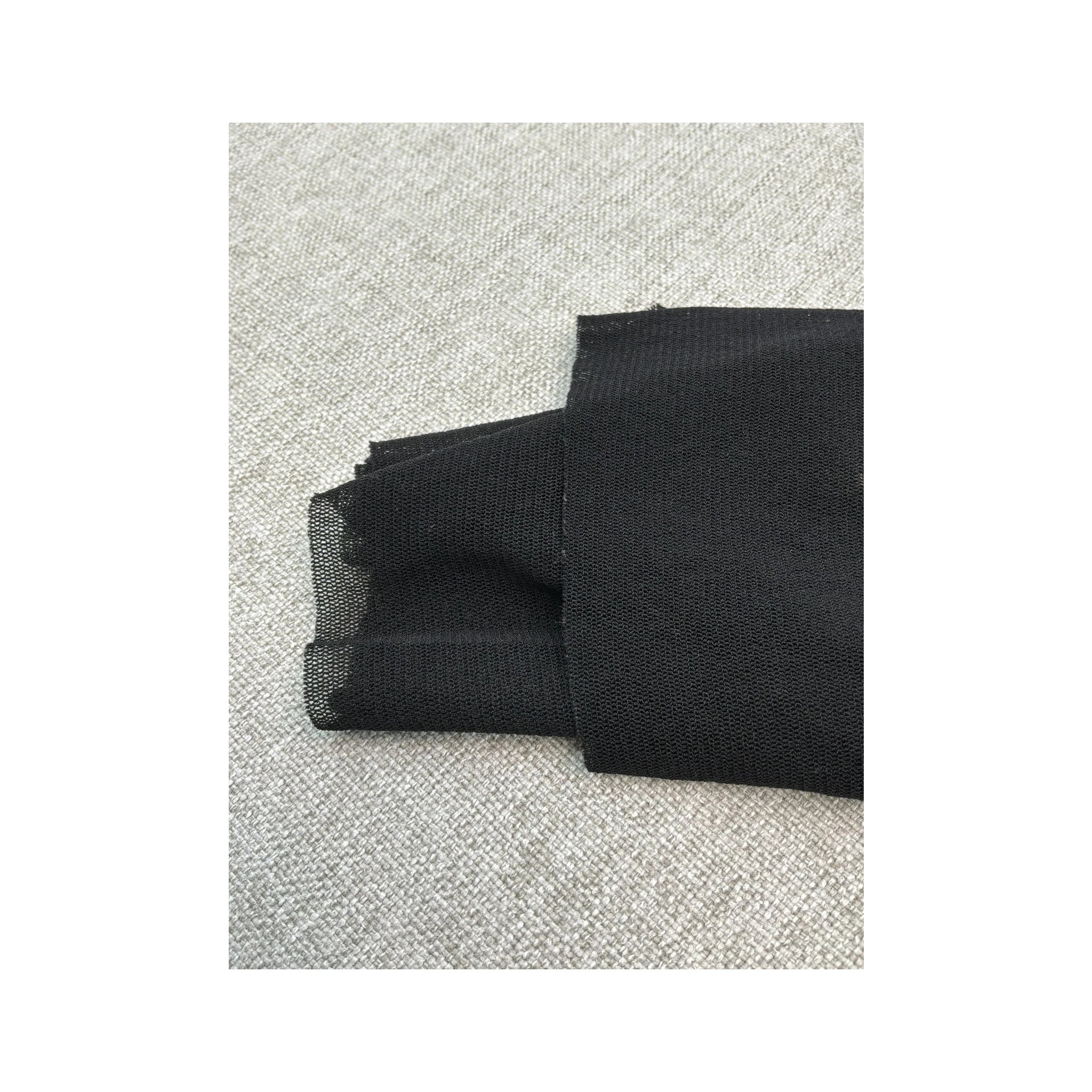 Casaco de malha cropped Gilgamesh Transparente