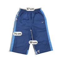 Nike Navy Colorblock Nylon Athletic Shorts