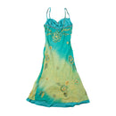 Embellished Ombré Floral Slip Dress