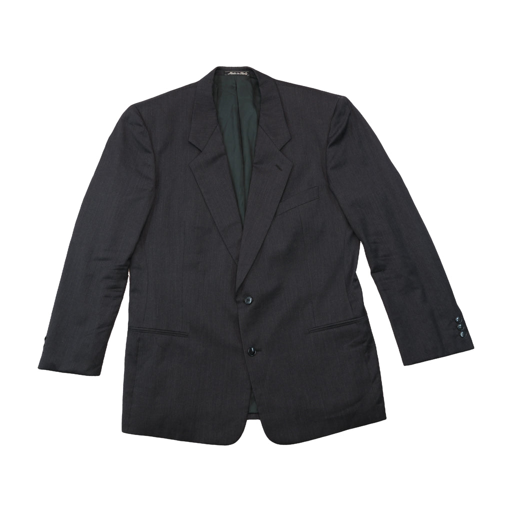 Blazer Dolce & Gabbana cinzento de Dois Botões em Mistura de Lã