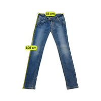 Von Dutch Originals Embroidered Pocket Stretch Cotton Jeans
