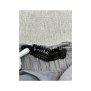Peccati Gray Sequin Trim Silk Cotton Tank Top