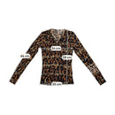 Brown Leopard Print Shirt
