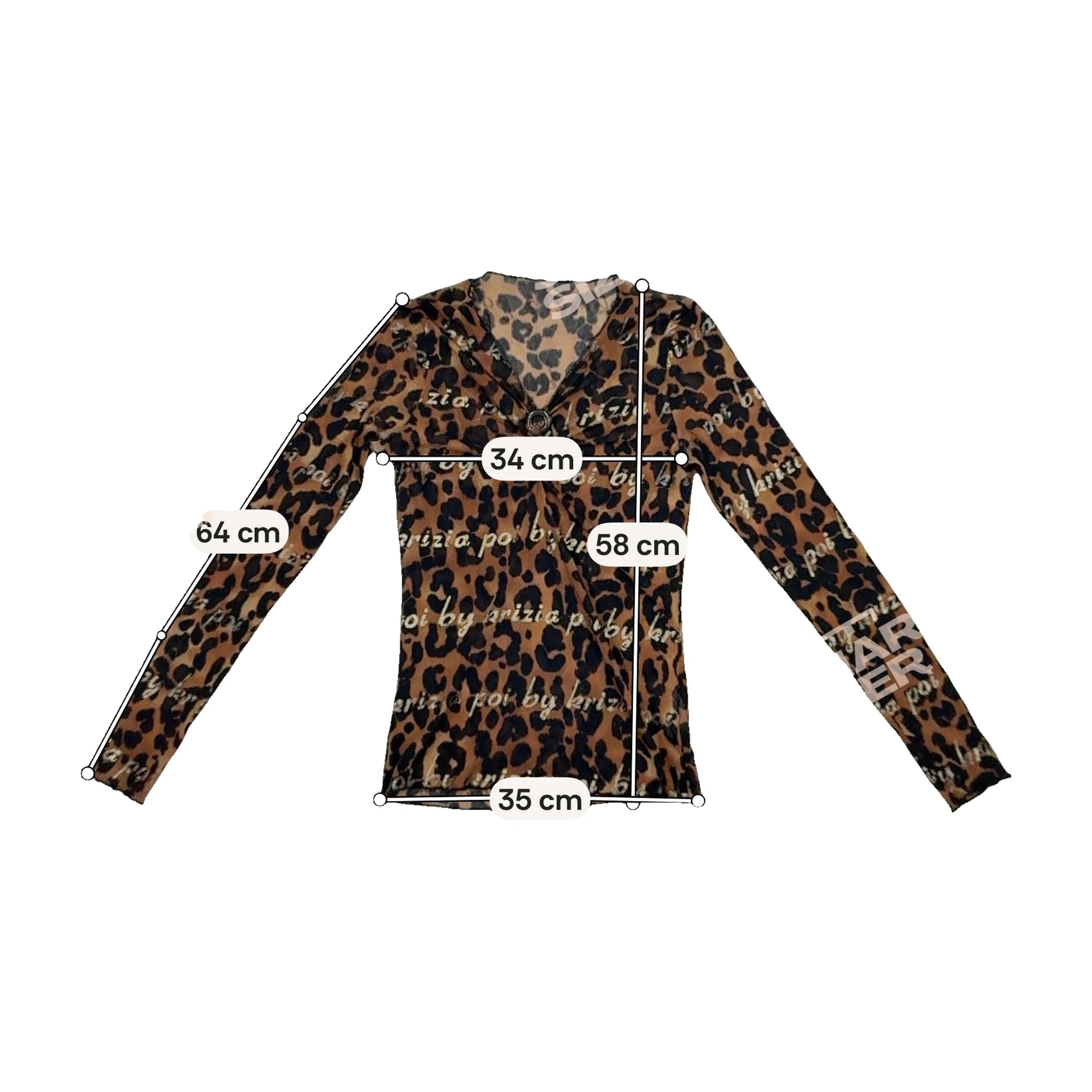 Brown Leopard Print Shirt