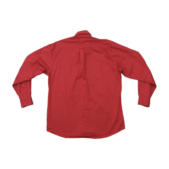 Walbusch Red Multi-Pocket Utility Button-Up Shirt