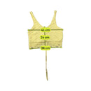 Hollister Crochet Knit Ruched Tie Bralette Shirt