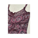 Vestido Lingerie s.Oliver com estampado Paisley e Acabamento de Folhos