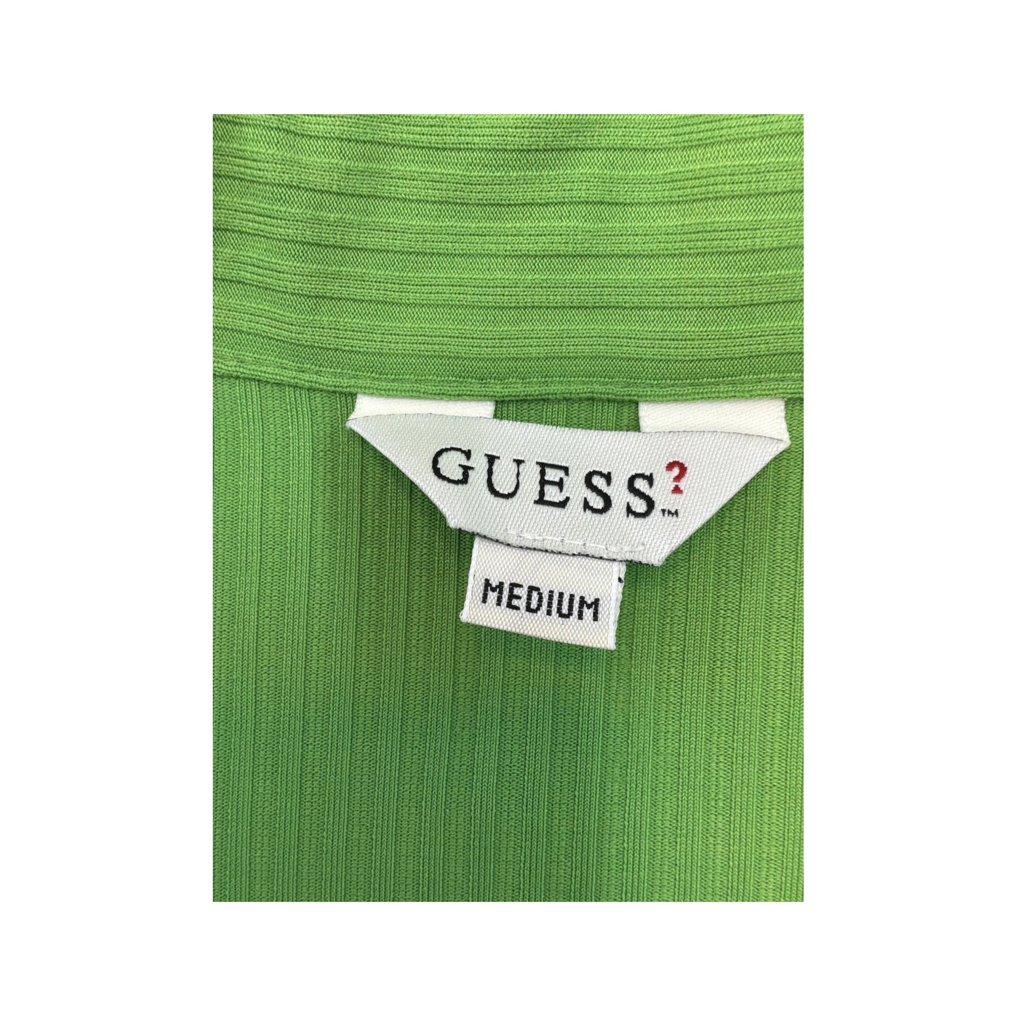 Guess Ribbed Short Sleeve Polo