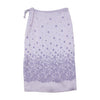 Y2K Lavender Paisley Floral Tie Waist Midi Skirt