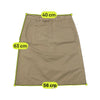 Diesel Beige Logo Embroidered Midi Skirt