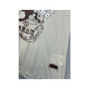 Blusa Phard Y2K em Mistura de Lã de Manga de Sino com estampado floral