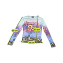 Rapture Floral Scenic Mesh Long Sleeve T-shirt (Repriced)