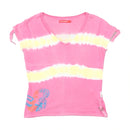 T-shirt Broadway Tie-Dye com decote em V e estampado gráfico