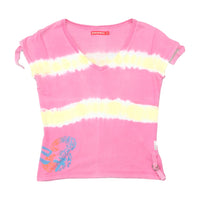T-shirt Broadway Tie-Dye com decote em V e estampado gráfico