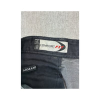 Armani Jeans Comfort Fit Gray Denim Jeans with HOG Eagle Back Patch