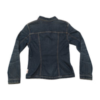 Miss Sixty Fitted Dark Wash Cotton Denim Jacket