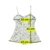 Pretty Sequin Lace-Up Corset Tank Top