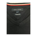 Tommy Hilfiger Navy V-Neck Cotton Sweater (Size M)
