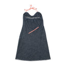 Y2K Dark Wash Denim Halter Dress (repriced)