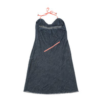 Y2K Dark Wash Denim Halter Dress (repriced)