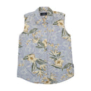 Canadian Sports & Fishing Floral Sleeveless Button-Up Shirt