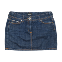 Playlife Dark Wash Denim Mini Skirt