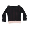 Custo Barcelona Graphic Sheer Panel Long Sleeve T-shirt