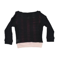 Custo Barcelona Graphic Sheer Panel Long Sleeve T-shirt