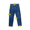 Levi Strauss & Co. Vintage Blue Distressed Straight Leg Jeans