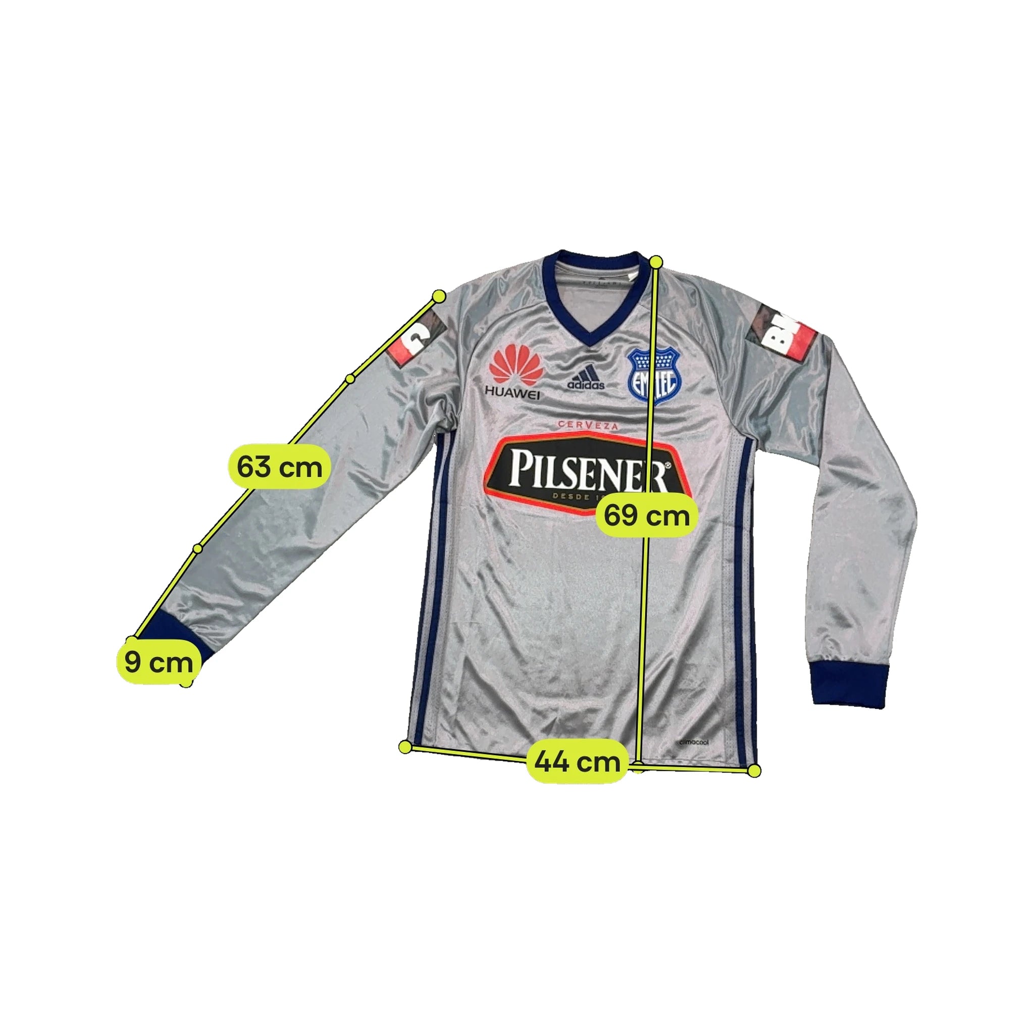adidas Emelec Long Sleeve Soccer Jersey
