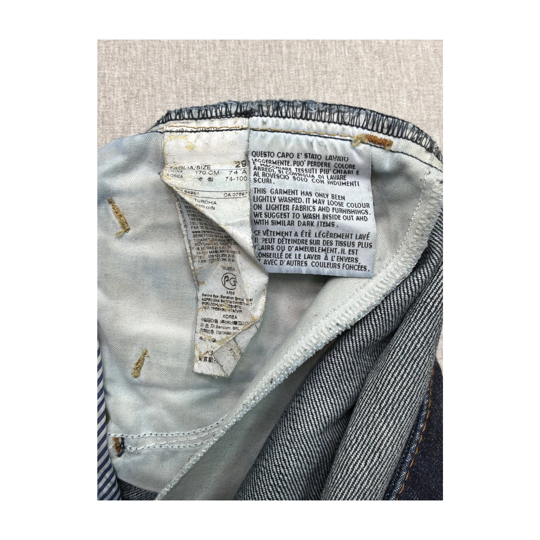 Roy Rogers Dark Wash Denim Pencil Skirt