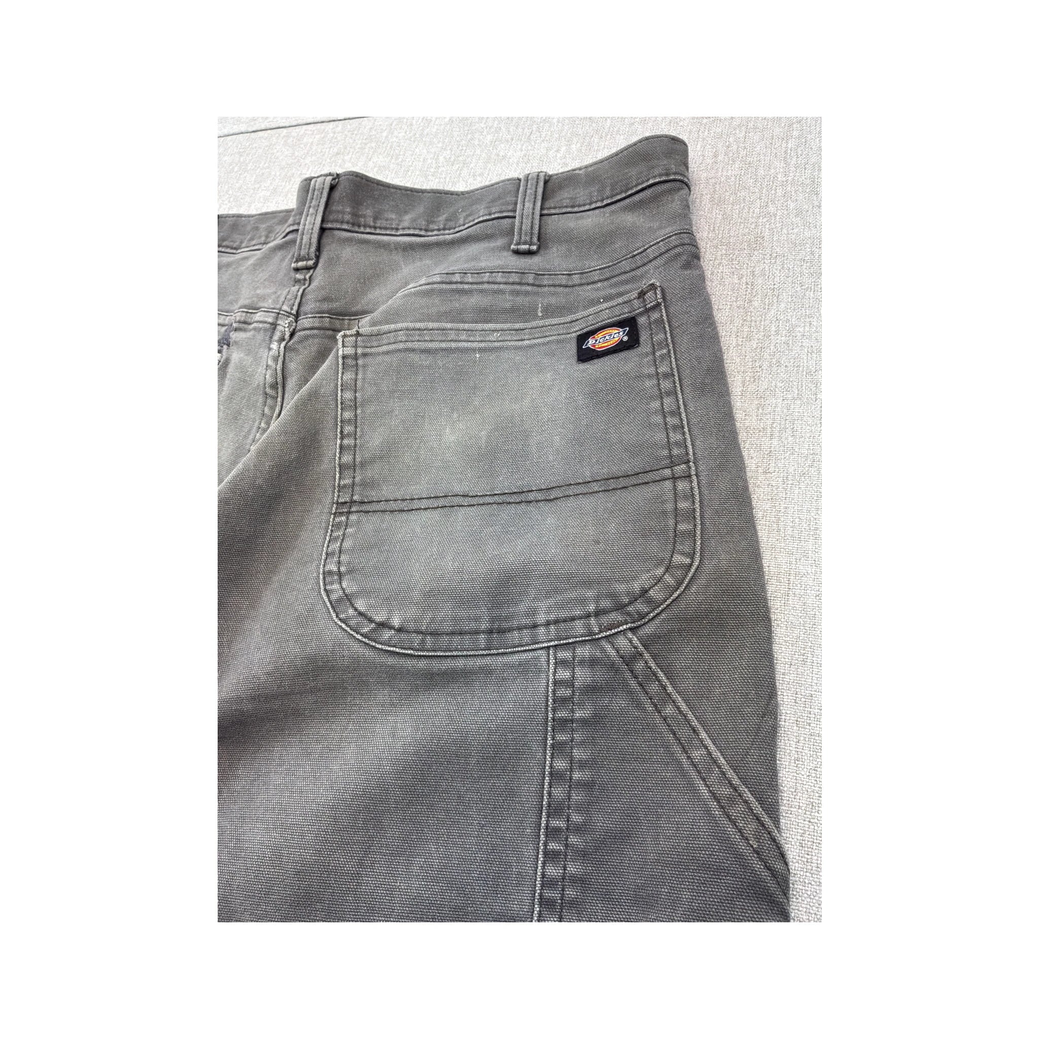 Dickies Gray Flexible &amp; Durable Work Pants (FOTO PARTE TRAS)