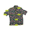 Floral Print Short Sleeve Button Up Shirt