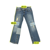Phard Distressed Patchwork Denim Jeans