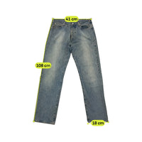 Armani Jeans Light Wash Straight Leg Denim Jeans