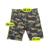 Dirty Paint Woodland Camo Cargo Shorts
