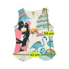 Red Kiss Graphic Floral Back Tank Top