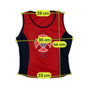 Americo Tavar Graphic Print Contrast Trim Baseball Tank T-shirt