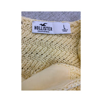 Hollister Crochet Knit Ruched Tie Bralette Shirt