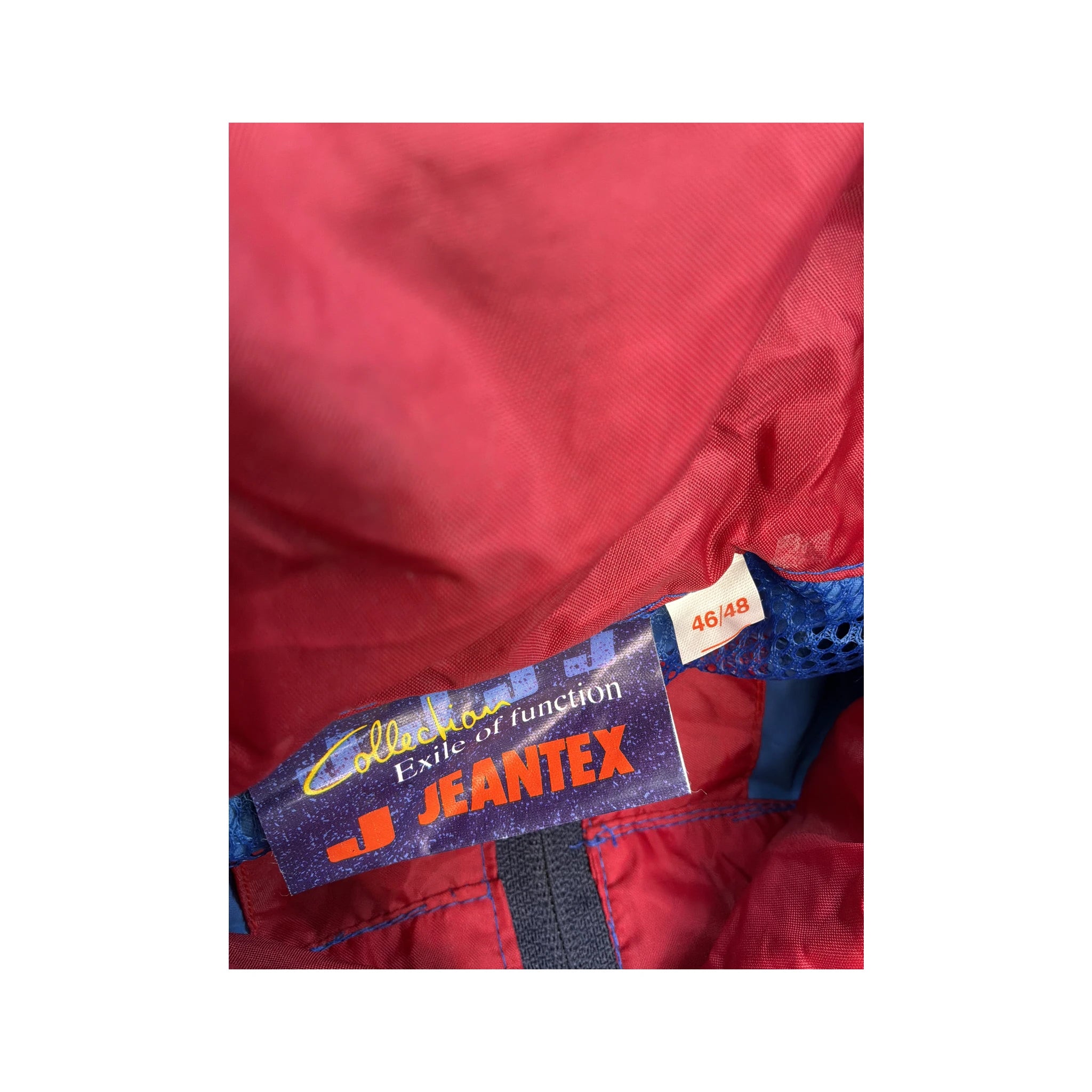 Jeantex Abstract Bike Print Colorblock Windbreaker Jacket (Photoshop)